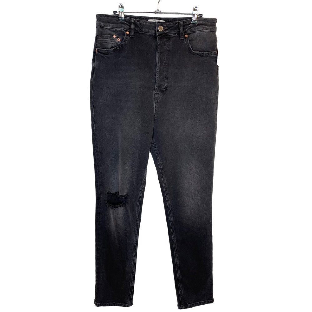 NWT We the Free Distressed High Rise Button Fly Jeans, 31
